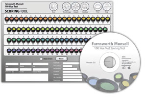 Farnsworth-Munsell 100 Hue Test Scoring Software - X-Rite M80013 - X-Rite Wrocław
