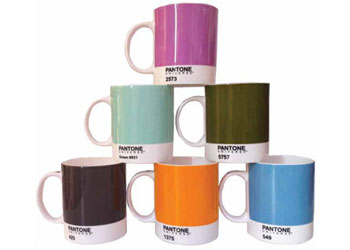 Pantone Mugs Mixed Colors 2013