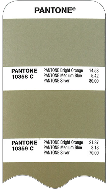 Strona Wzornika Pantone Plus Premium Metallics Coated - GG1505