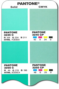Strona Wzornika PANTONE PLUS Color Bridge Coated - GP6102